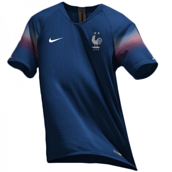 Tailandia Camiseta Francia Replica Primera Ropa 2019 Azul